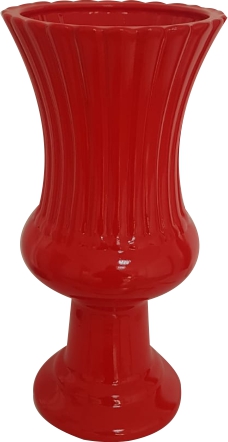 Vaso Vermelho Taça Gomo G